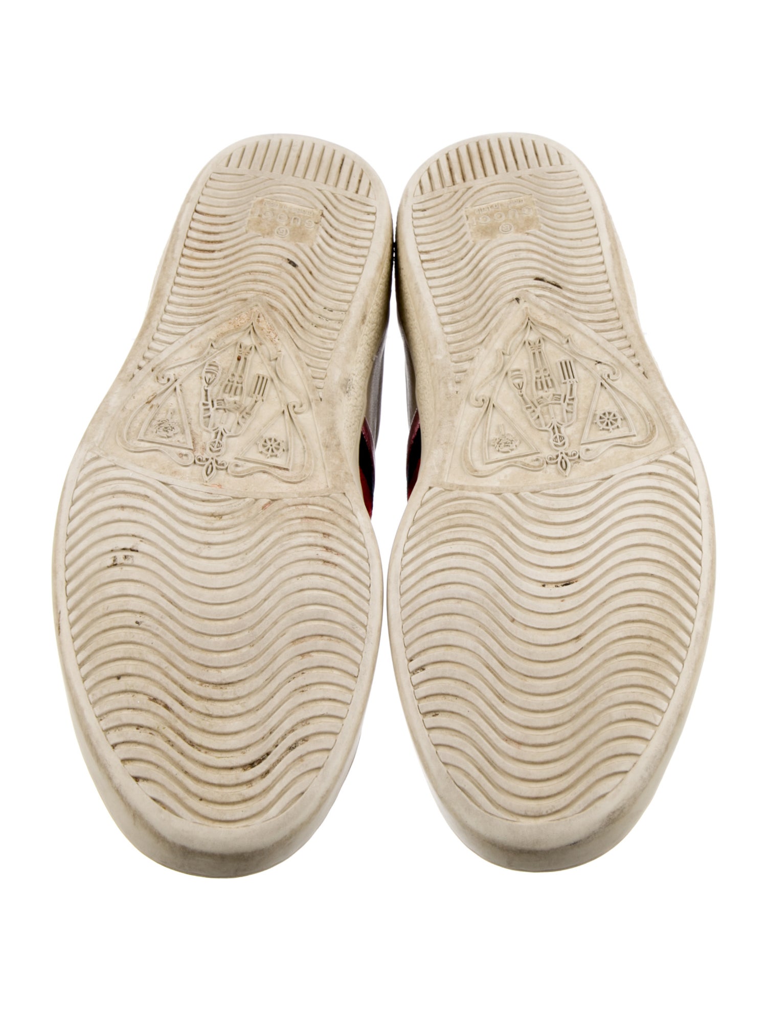 Gucci Sylvie Web Accent Leather Sneakers